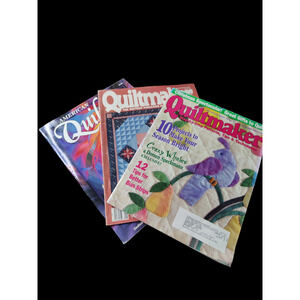 Bundle of Quiltmaker magazines 89-99